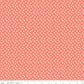 New Beginnings Posies Coral by Sandy Gervais for Riley Blake Fabrics C15755-CORAL, 1/2 yard increments