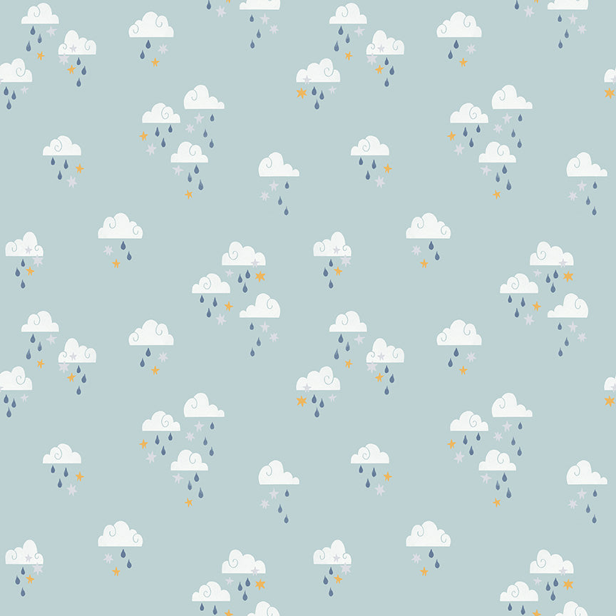 Twinkle Little Star Dream Skies Mist by Natàlia Juan Abelló for Riley Blake Designs, C16303-MIST, 1/2 yard increments