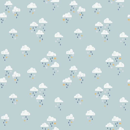 Twinkle Little Star Dream Skies Mist by Natàlia Juan Abelló for Riley Blake Designs, C16303-MIST, 1/2 yard increments