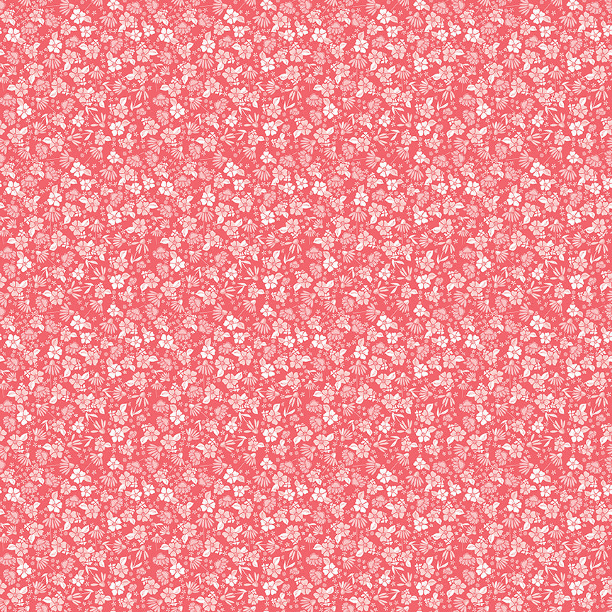 Summer Skies and Fireflies Garden Tea Rose by Gracey Larson for Riley Blake Designs, C16376-TEAROSE, 1/2 yard increments