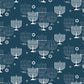8 Nights, 8 Lights Main Navy C16420-NAVY, 1/2 yard increments