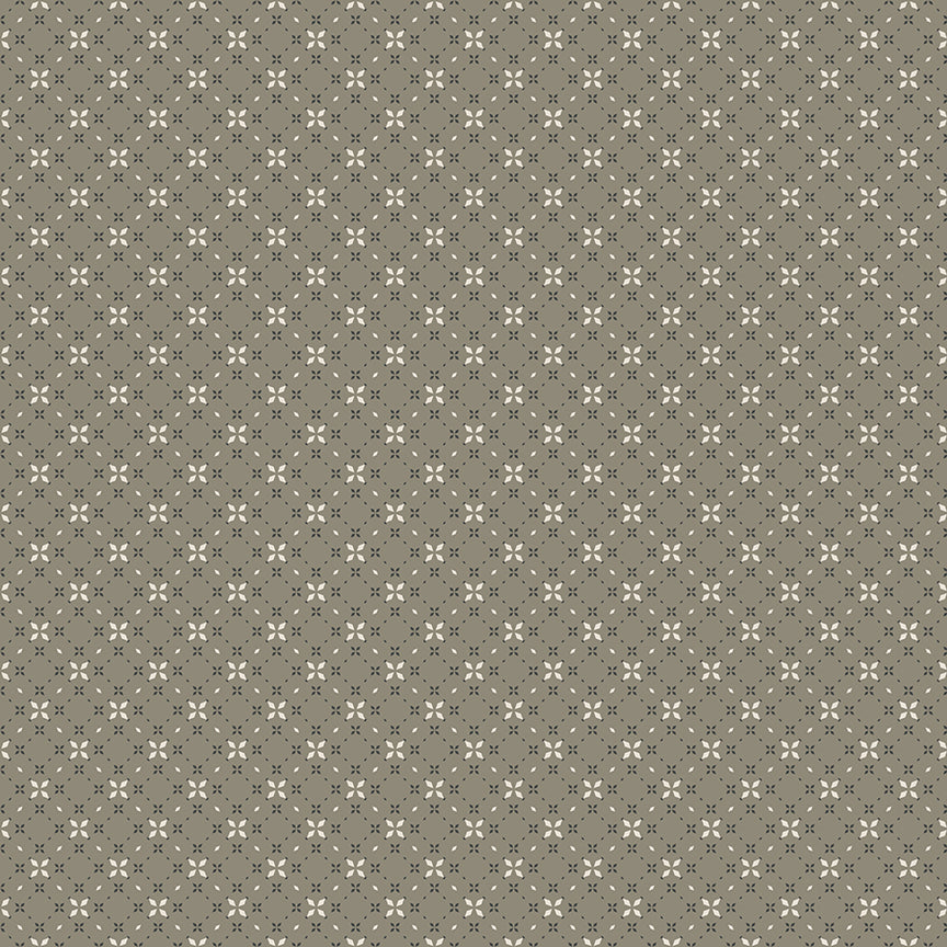 Evening on the Prairie Geo Floral Green by Melissa Gilbert for Riley Blake Fabrics C16749-GREEN, 1/2 yard increments