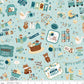 Baby Boy Main Blue by Lori Whitlock for Riley Blake Designs, C16760-BLUE, 1/2 yard increments
