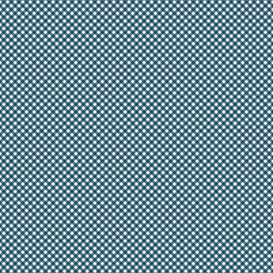 Baby Boy Gingham Oxford by Lori Whitlock for Riley Blake Designs, C16765-OXFORD, 1/2 yard increments