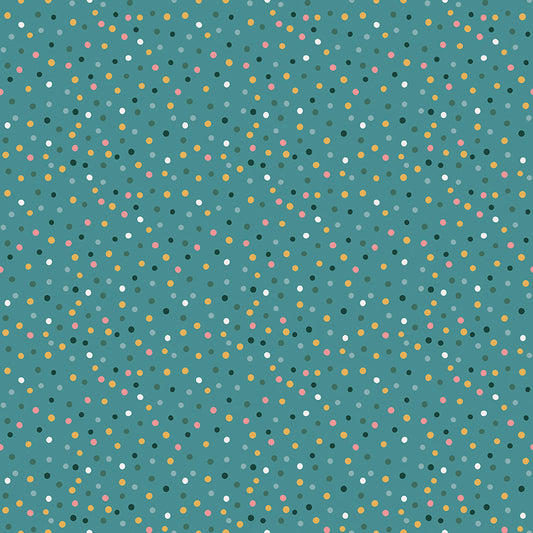 Thimbelina & the Sewing Fairies Dotty Rain by Jennifer Long for Riley Blake Fabrics C16864-RAIN, 1/2 yard increments