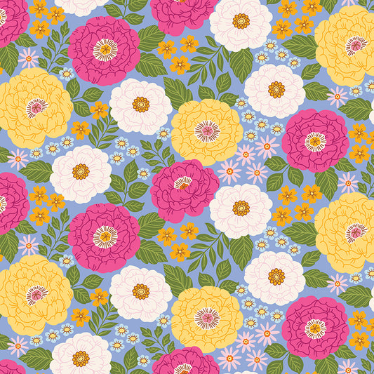 Little Darlin' Main Periwinkle by Riley Blake Designers, C16970-PERIWINKLE, 1/2 yard increments