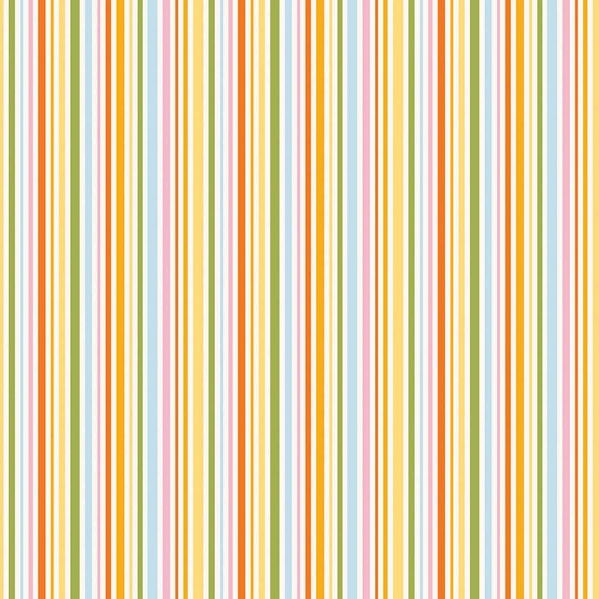 Little Darlin' Stripes Multi by Riley Blake Designers, C16976-MULTI, 1/2 yard increments