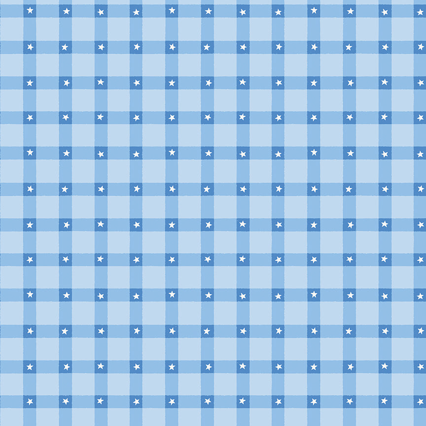Firecracker Plaid Frost by My Mind's Eye for Riley Blake Fabrics, C17202-FROST, 1/2 yard increments