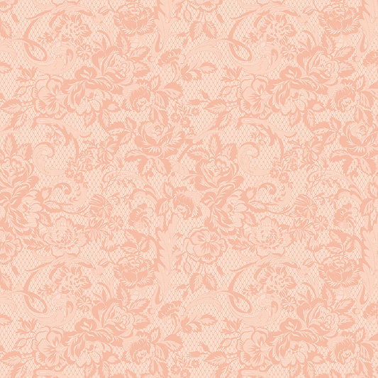 Rose & Violet's Bouquet des Fleurs Lace Blush for Riley Blake Designs, C17292-BLUSH, 1/2 yard increments