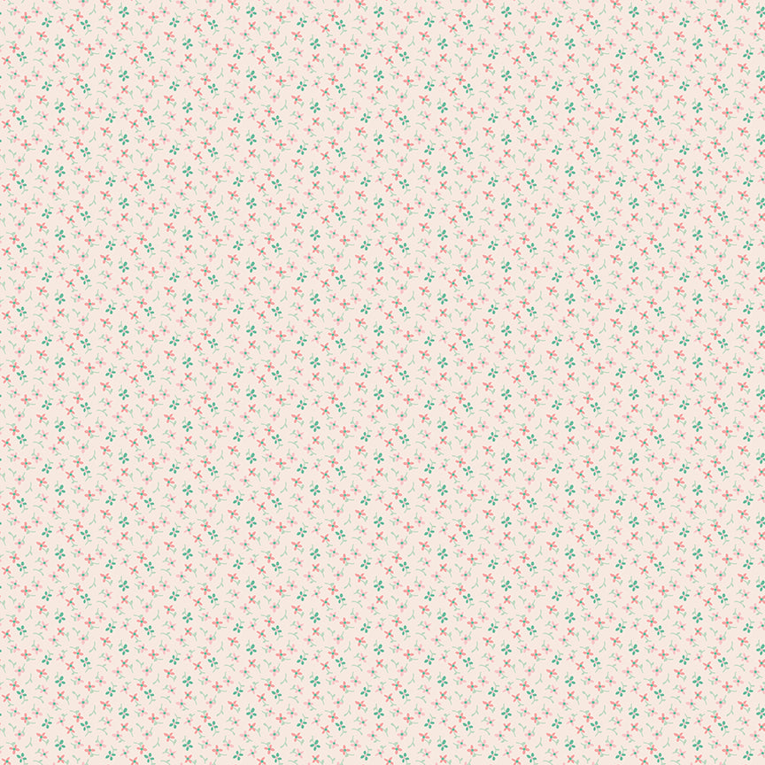 Berry & Sage Wildflowers Latte by Lori Holt for Riley Blake Fabrics C17400-LATTE, 1/2 yard increments