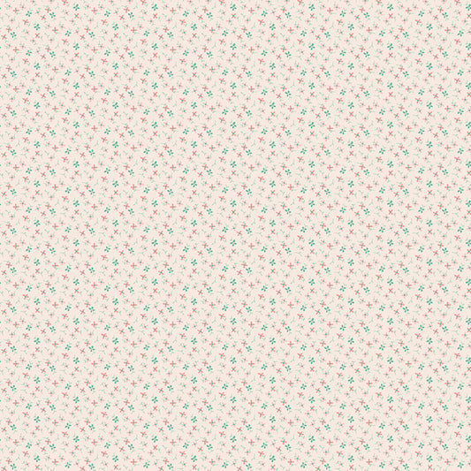 Berry & Sage Wildflowers Latte by Lori Holt for Riley Blake Fabrics C17400-LATTE, 1/2 yard increments