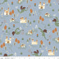 Faraway Kingdom Main Sky by Natàlia Juan Abelló for Riley Blake Designs, C17430-SKY, 1/2 yard increments