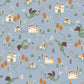 Faraway Kingdom Main Sky by Natàlia Juan Abelló for Riley Blake Designs, C17430-SKY, 1/2 yard increments