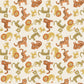 Leo & Savannah Animal Toss Cream by Denna Rutter for Riley Blake Designs, C17541-CREAM, 1/2 yard increments