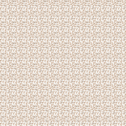 Whimsical Woodland Mini Florals Natural by Tasha Noel for Riley Blake Fabrics C17645-NATURAL, 1/2 yard increments
