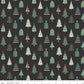 Evergreen Wishes Trees Black by Traci Reed for Riley Blake Fabrics C17811-BLACK, 1/2 yard increments