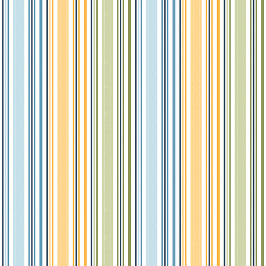 Sunshine & Dandelions Stripes Multi by Traci Reed for Riley Blake Fabrics C17924-MULTI, 1/2 yard increments