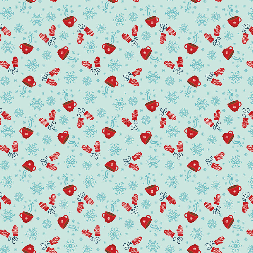 A Perfect Winter Cocoa Powder by Lori Whitlock for Riley Blake Designs, C17994-POWDER, 1/2 yard increments
