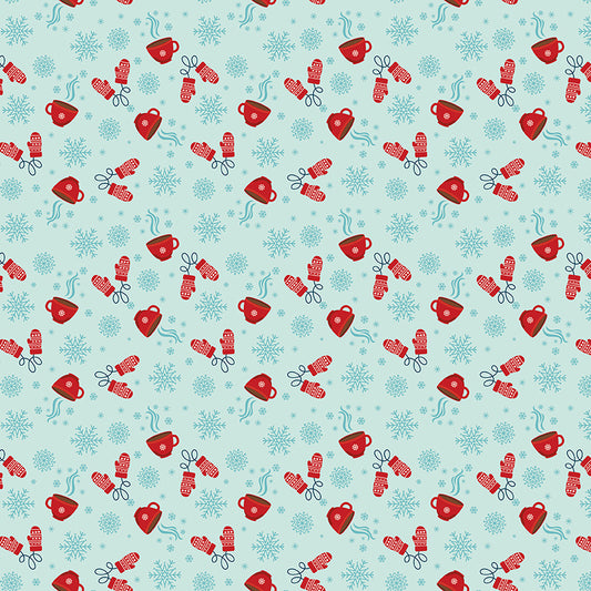 A Perfect Winter Cocoa Powder by Lori Whitlock for Riley Blake Designs, C17994-POWDER, 1/2 yard increments