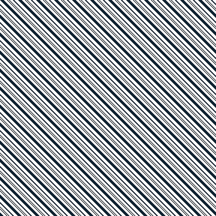 A Perfect Winter Stripes Navy by Lori Whitlock for Riley Blake Designs, C17995-NAVY, 1/2 yard increments