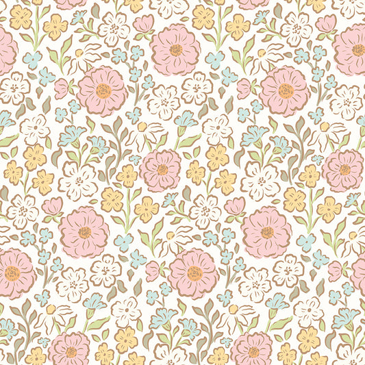 Little Posies Main Cloud by Cayla Naylor of Riley Blake Designs C18320-CLOUD, 1/2 yard increments