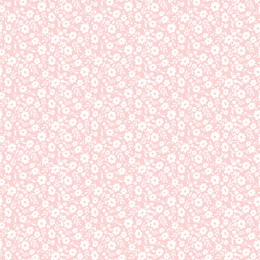 Little Posies Floral Pink by Cayla Naylor of Riley Blake Designs C18322-PINK, 1/2 yard increments