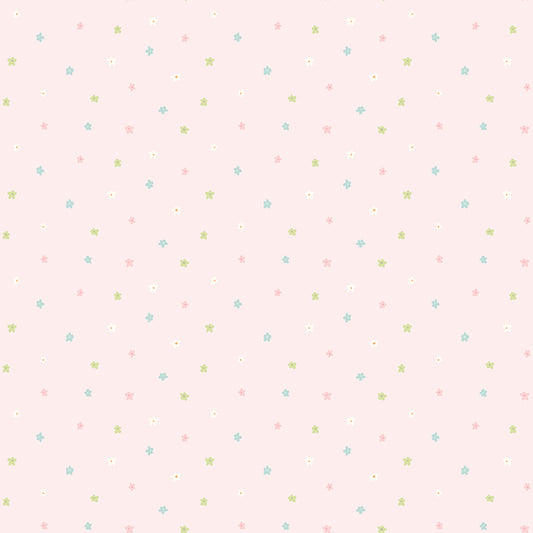 Little Posies Ditsy Pink by Cayla Naylor of Riley Blake Designs C18326-PINK, 1/2 yard increments
