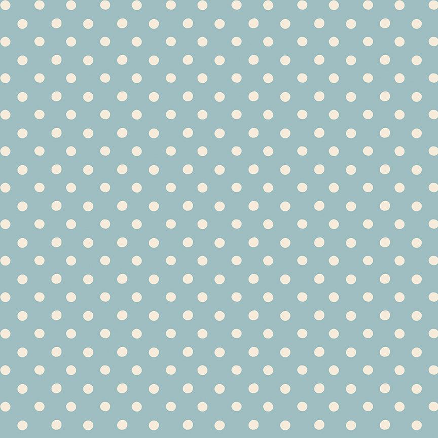 Cath Kidston Signature Collection by Cath Kidston of Riley Blake Designs C18374-BLUE, 1/2 yard increments