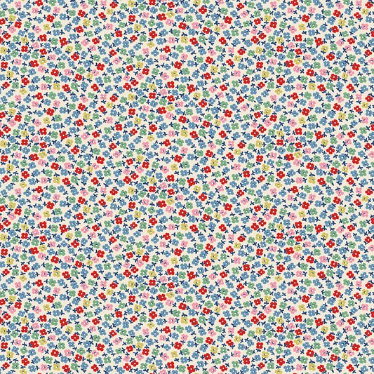 Cath Kidston Signature Collection Teeny One Cream by Cath Kidston of Riley Blake Designs C18376-CREAM, 1/2 yard increments