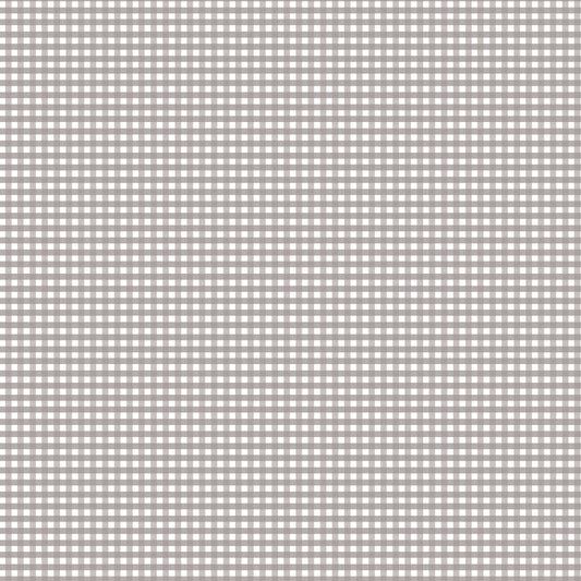 1/8" Small Gingham Gray by Riley Blake, C440-GRAY, 1/2 yard increments