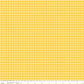 Riley Blake Fabric - 1/8" Gingham Mustard C440-MUSTARD, 1/2 yard increments