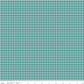 Riley Blake Fabric - 1/8" Gingham Teal C440-TEAL, 1/2 yard increments