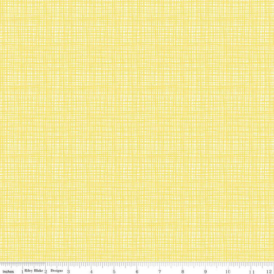 Texture In Color Canary Fabric for Riley Blake C610-CANARY