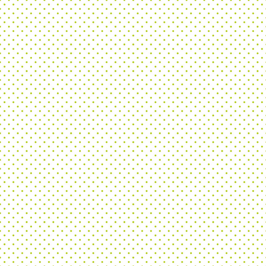Swiss Dot Lime On White Fabric by Riley Blake Designs, C660-32 LIME, 1/2 yard increments