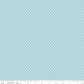 Swiss Dot White On Aqua Fabric by Riley Blake Designs, C670-20 AQUA, 1/2 yard increments