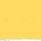 Swiss Dot White On Yellow Fabric by Riley Blake Designs, C670-50 YELLOW, 1/2 yard increments