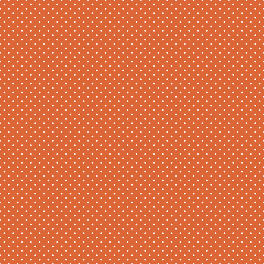 Swiss Dot White on Autumn Fabric by Riley Blake Designs, C670-AUTUMN, 1/2 yard increments