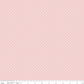 Swiss Dot White On Baby Pink Fabric by Riley Blake Designs, C670-BABYPINK, 1/2 yard increments