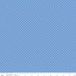 Swiss Dot White On Blueberry Fabric by Riley Blake Designs, C670-BLUEBERRY, 1/2 yard increments