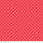 Swiss Dot White On Cayenne Fabric by Riley Blake Designs, C670-CAYENNE, 1/2 yard increments