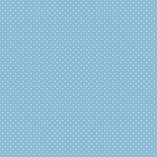 Swiss Dot White On Celestial Fabric by Riley Blake Designs, C670-CELESTIAL, 1/2 yard increments