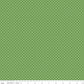 Swiss Dot White on Clover Fabric by Riley Blake Designs, C670-CLOVER, 1/2 yard increments