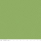 Swiss Dot White on Green Fabric by Riley Blake Designs, C670-GREEN, 1/2 yard increments