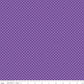 Swiss Dot White on Iris Fabric by Riley Blake Designs, C670-IRIS, 1/2 yard increments