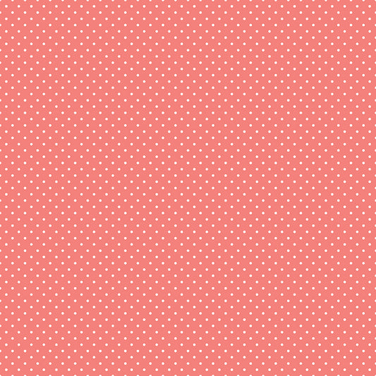 Swiss Dot Lipstick by Riley Blake Designs, C670-LIPSTICK, 1/2 yard increments