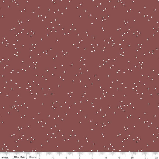 Blossom In Color Marsala Fabric for Riley Blake C715-Marsala