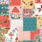 Thimbelina & the Sewing Fairies Hand-sewn Patchwork Multi by Jennifer Long for Riley Blake Fabrics CD16866-MULTI, 1/2 yard increments