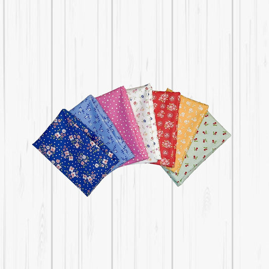 Cali & Co by Corey Yoder of Coriander Quilts Curated Fat Quarter Bundle (7 fabrics) by Moda Fabrics
