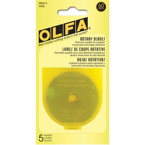 Olfa 60MM Rotary Blade 5ct