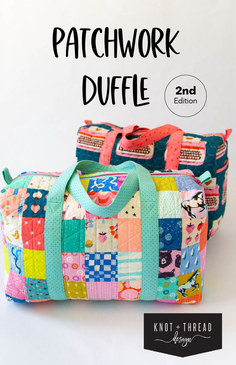 Knot and Thread Design Patchwork Duffle Pattern P234-PATCHWORK